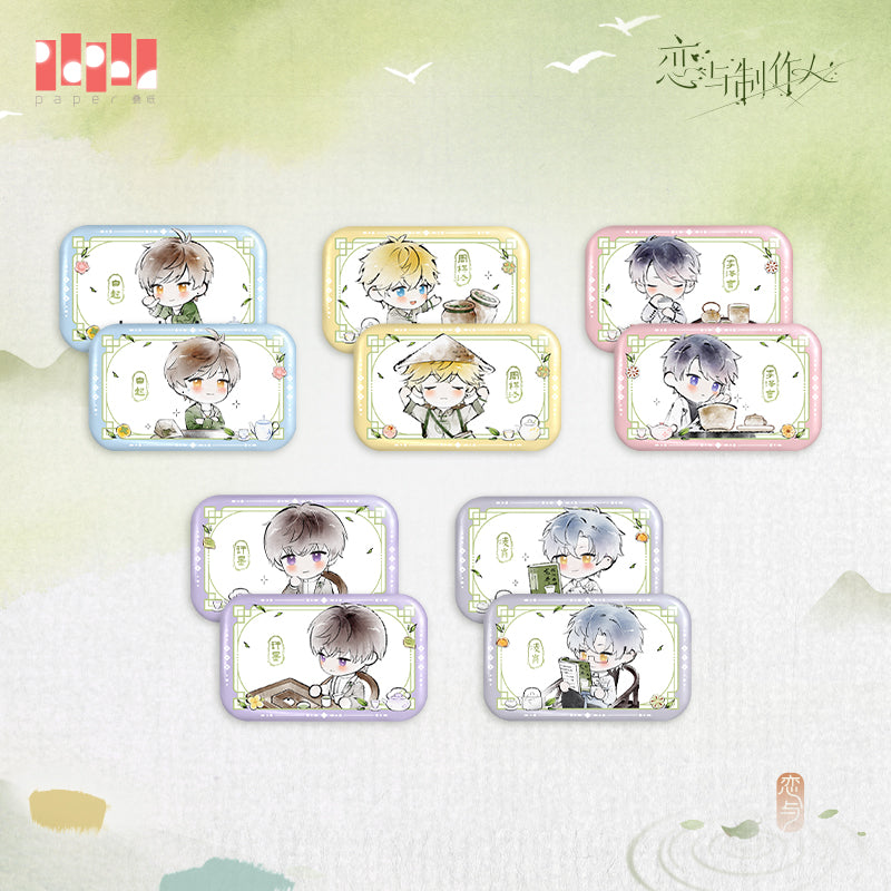 【Pre-Order】Mr Love: Queen's Choice - Tea Garden Day Series Chibi Badge Set