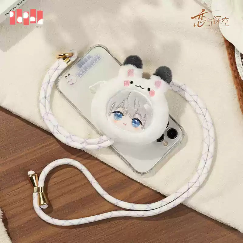 【Pre-Order】Love and Deepspace - Cuddly Heart Series Embrace the Heart Plush Phone Lanyard Caleb