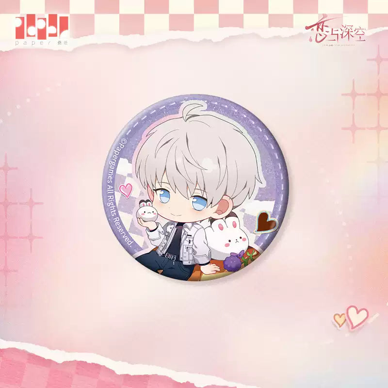 【Pre-Order】Love and Deepspace - Whispers of the Heart Series Chibi Tinplate Badge