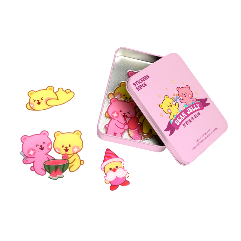 CookieRun: Kingdom-Ragora Bear Jelly Puffy Sticker Sheet