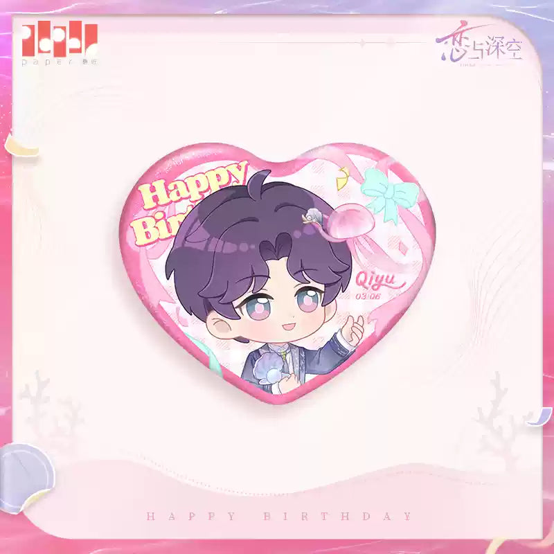 【Pre-Order】Love and Deepspace - Rafayel 2025 Birthday Boundless Seas Chibi Badge