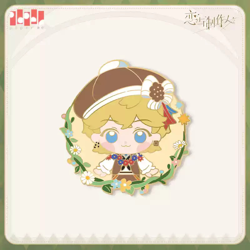 【Pre-Order】Mr Love: Queen's Choice - Sugar, Ribbon and Rabbit Hole Chibi Metal Badge
