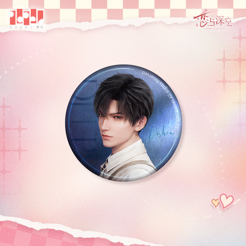 【Pre-Order】Love and Deepspace - Whispers of the Heart Series Tinplate Badge