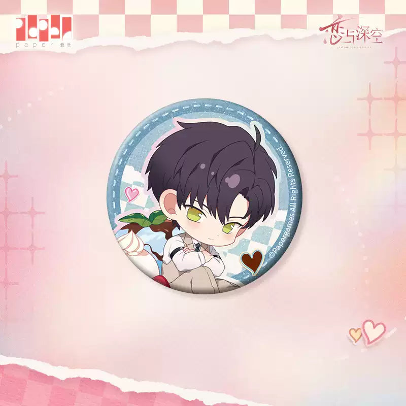 【Pre-Order】Love and Deepspace - Whispers of the Heart Series Chibi Tinplate Badge