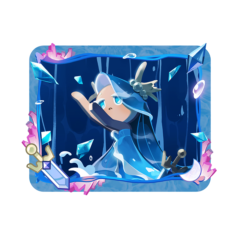 CookieRun: Kingdom-"Legends of Moonlight & Frosttide" Lenticular Sticker