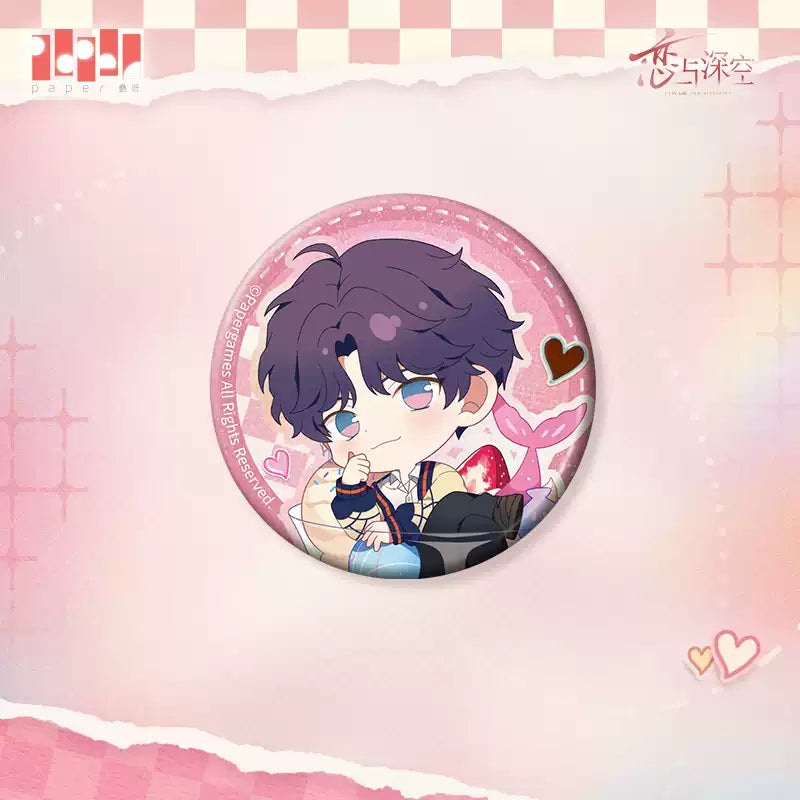 【Pre-Order】Love and Deepspace - Whispers of the Heart Series Chibi Tinplate Badge