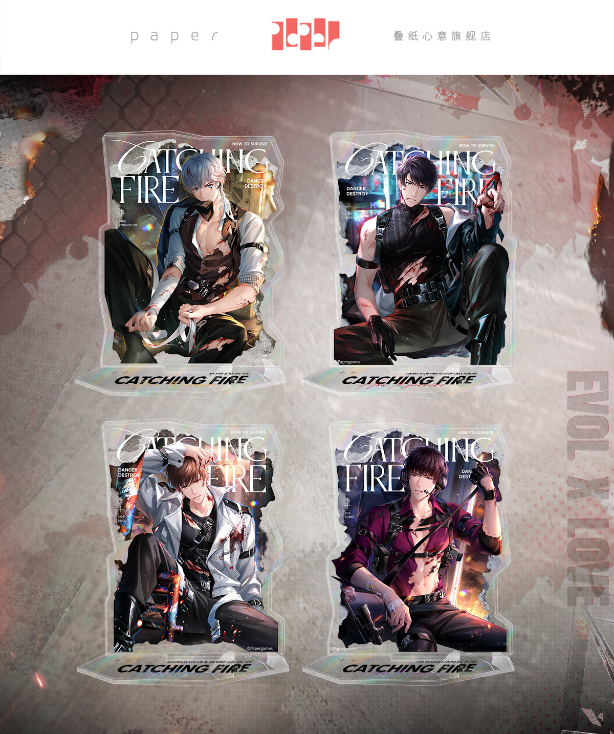【Pre-Order】Mr Love: Queen's Choice - Blaze of the Exile Series Acrylic Standee