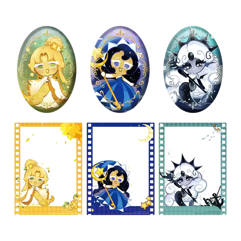 CookieRun: Kingdom-"Cookie of the Year" Badge & Polaroid Set