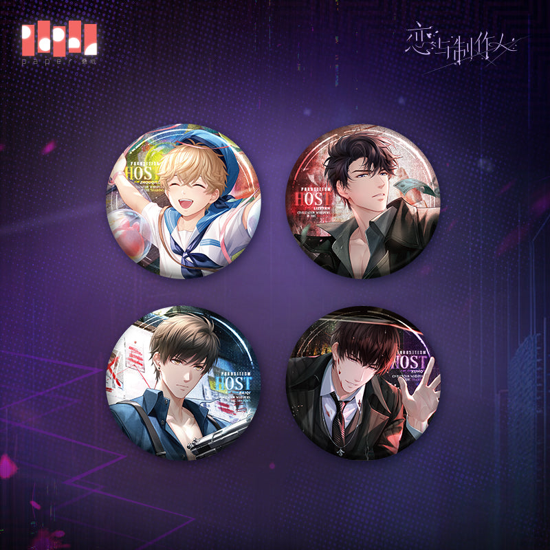 【Pre-Order】Mr Love: Queen's Choice - Host Series Tinplate Badge