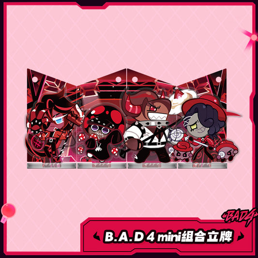 CookieRun: Kingdom-B.A.D 4 Mini Group Acrylic Standee