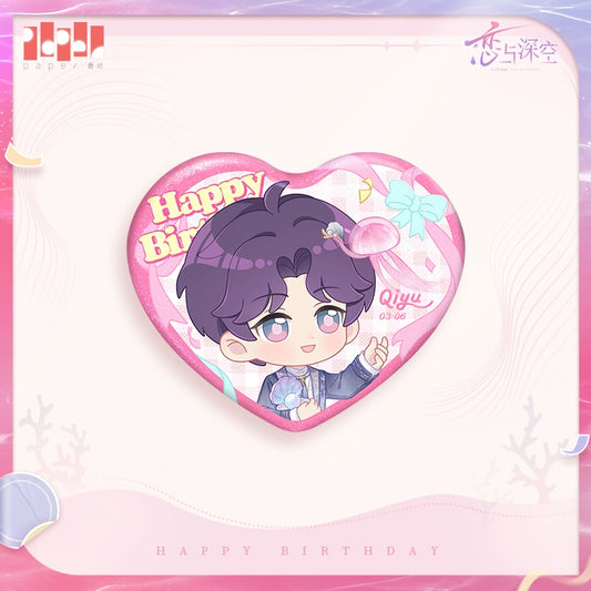 【Pre-Order】Love and Deepspace - Rafayel 2025 Birthday Boundless Seas Chibi Badge