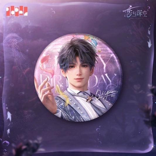 【Pre-Order】Love and Deepspace Rafayel 2025 Birthday Boundless Seas Treasure Badge