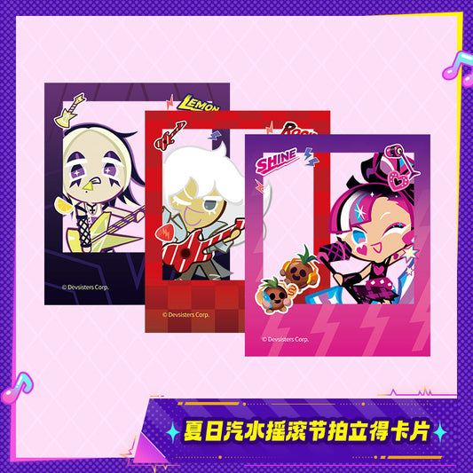 CookieRun: Kingdom-"Soda Pop Rock Fest" Polaroid Card