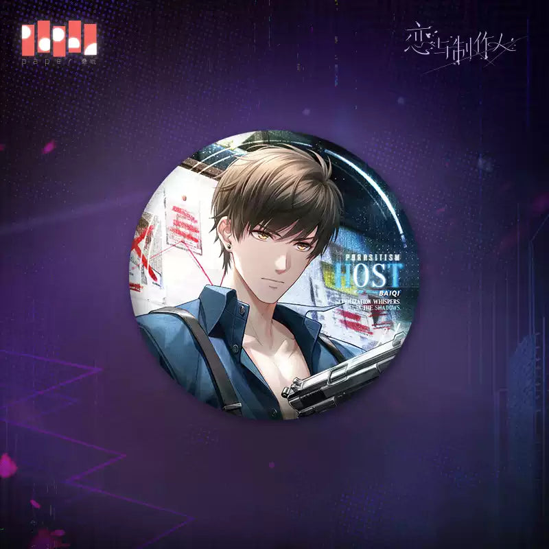 【Pre-Order】Mr Love: Queen's Choice - Host Series Tinplate Badge