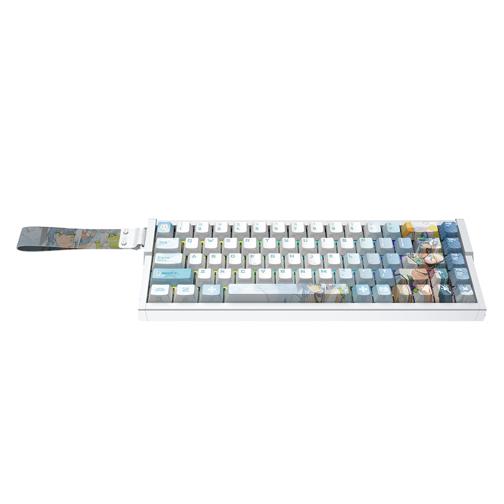 【Pre-Order】Girls' Frontline 2 -Klukai・Cerulean Breake Series MG68 Full Metal Magnetic Axis Gaming Keyboard