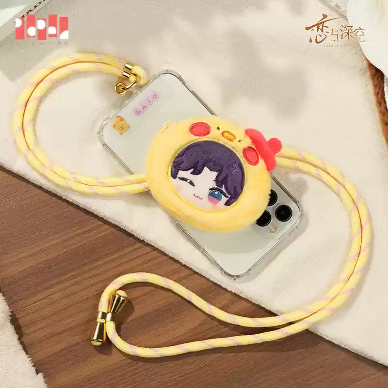 【Pre-Order】Love and Deepspace - Cuddly Heart Series Embrace the Heart Plush Phone Lanyard Caleb