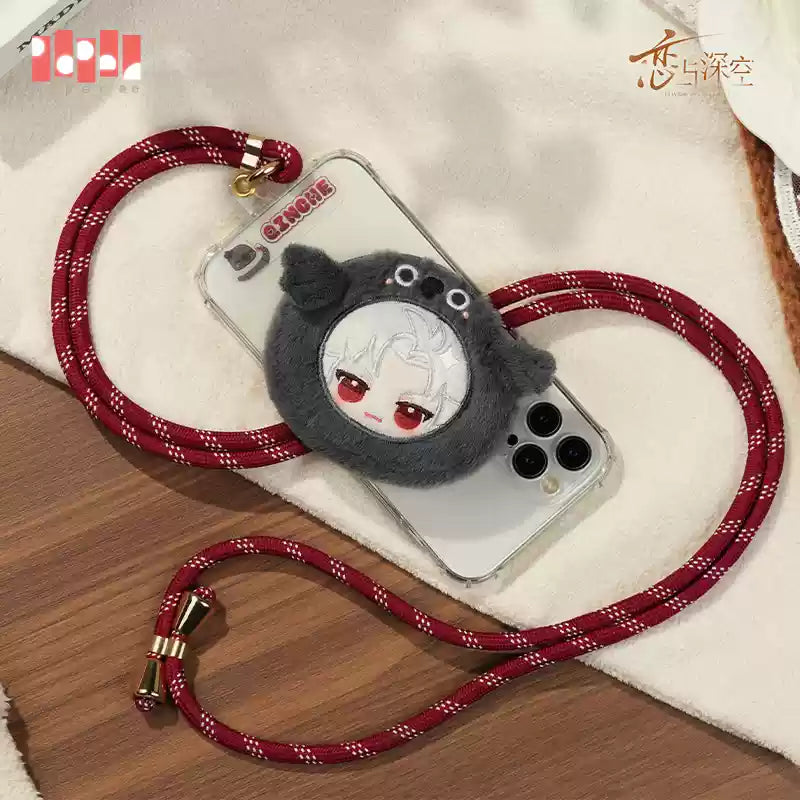 【Pre-Order】Love and Deepspace - Cuddly Heart Series Embrace the Heart Plush Phone Lanyard Caleb