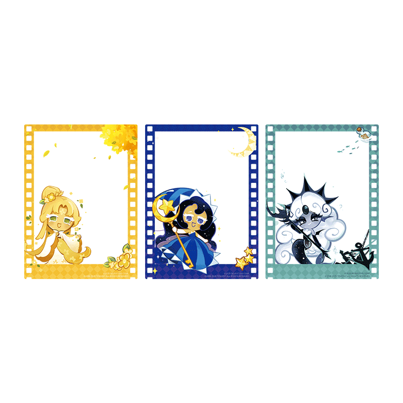 CookieRun: Kingdom-"Cookie of the Year" Badge & Polaroid Set