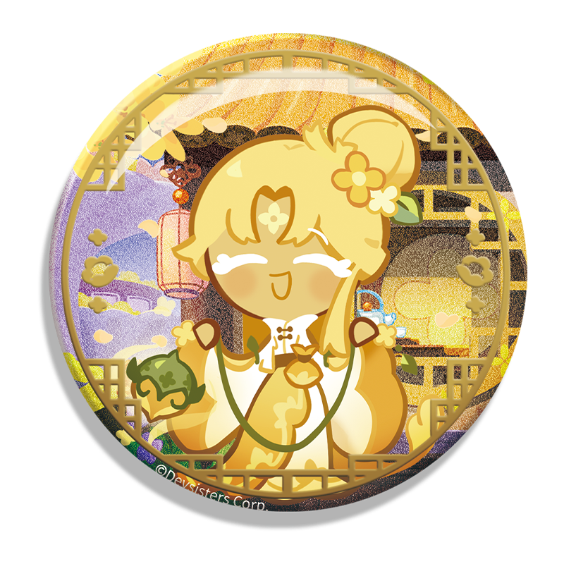 CookieRun: Kingdom-"Kingdom of Dynasties" Embossed Badge
