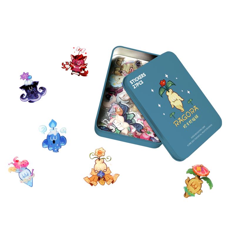 CookieRun: Kingdom-Ragora Bear Jelly Puffy Sticker Sheet