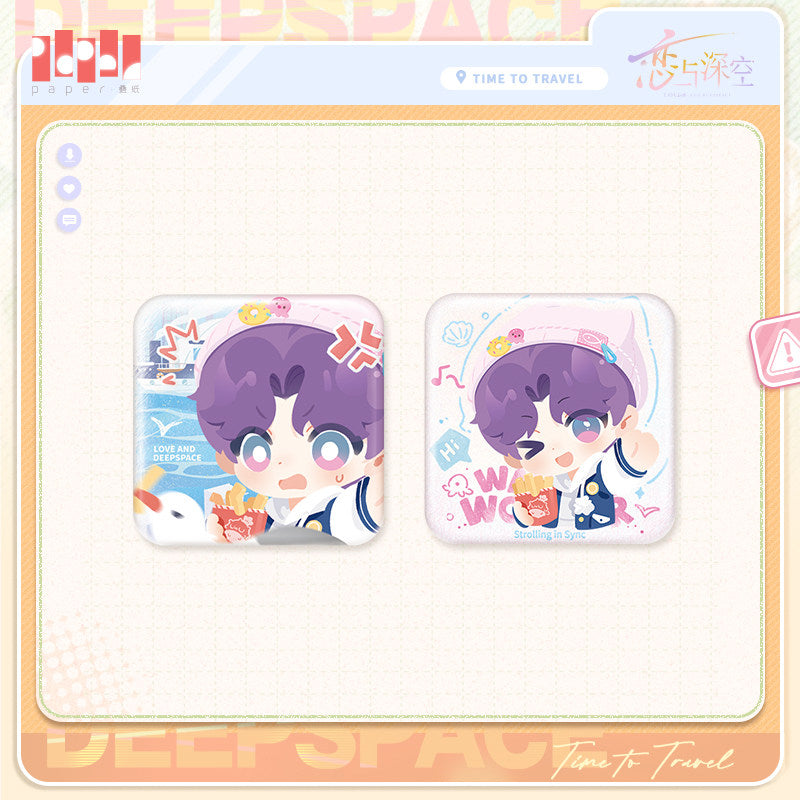 【Pre-Order】Love and Deepspace -Wild Wander Fun Series Mini Badge Set