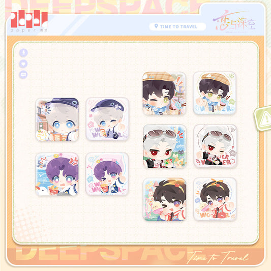 【Pre-Order】Love and Deepspace -Wild Wander Fun Series Mini Badge Set
