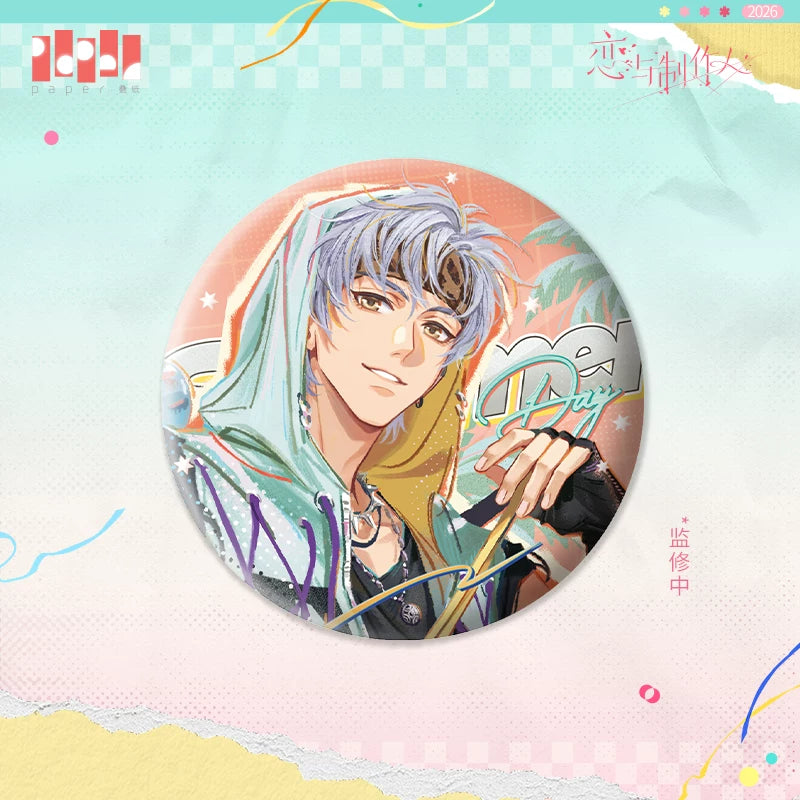 [Pre-Order] Mr Love: Queen's Choice - Summer Guide Tinplate Badge