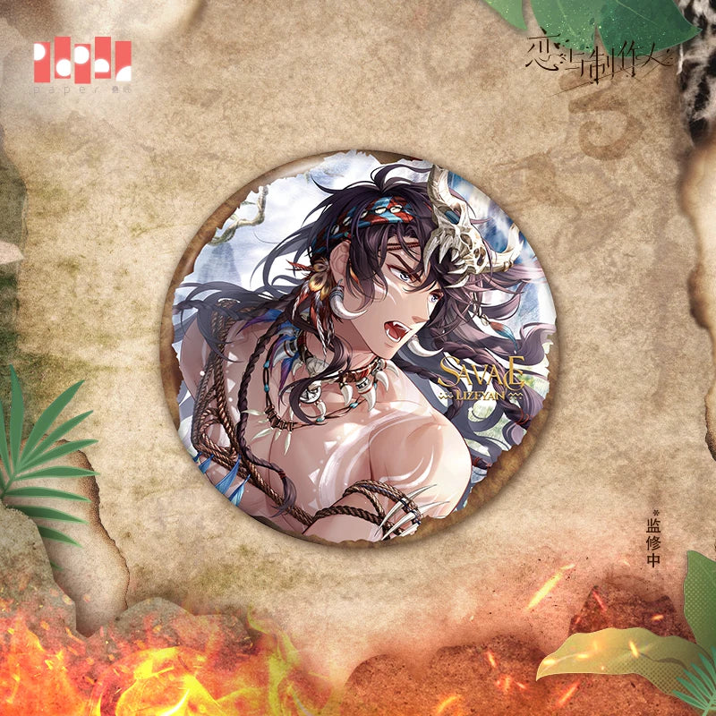 [Pre-Order] Mr Love: Queen's Choice - Hearts Ablaze Series Tinplate Badge