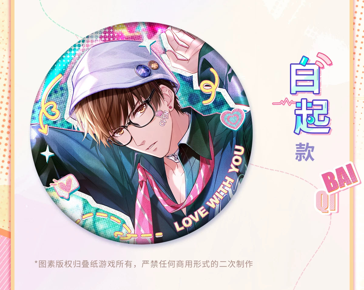 Mr Love: Queen's Choice - Bubble Neon Tinplate Badge
