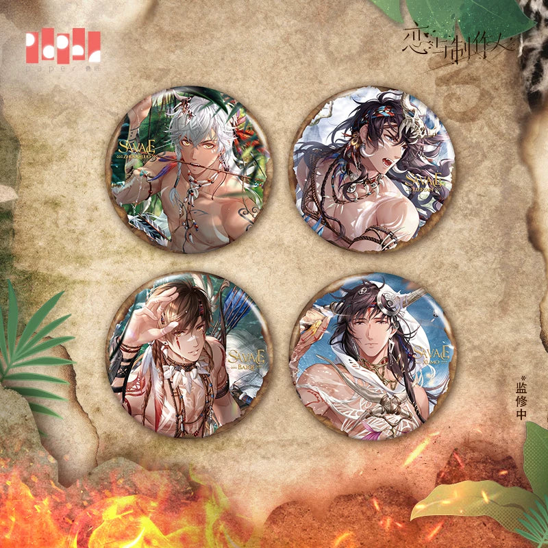 [Pre-Order] Mr Love: Queen's Choice - Hearts Ablaze Series Tinplate Badge