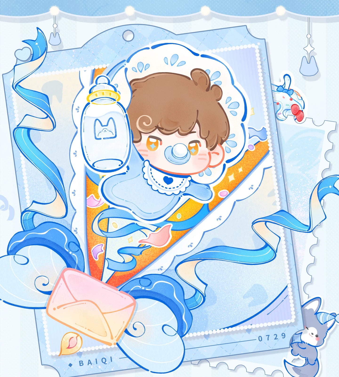[Pre-Order] Mr Love: Queen's Choice - Gavin Bai Birthday Plush Storage Box