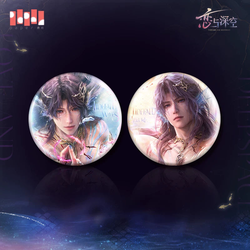 [Pre-Order] Love and Deepspace - Rafayel Sea God Tinplate Badge