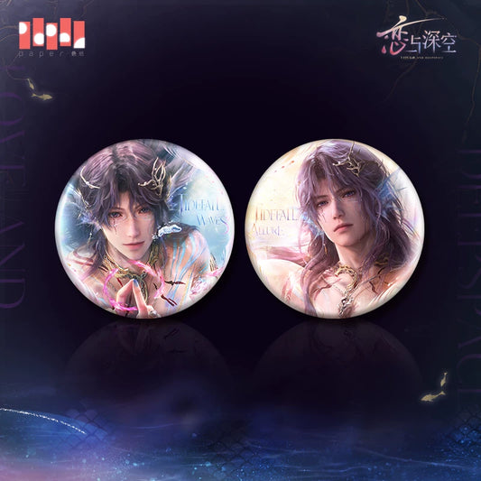 Love and Deepspace - Rafayel Sea God Tinplate Badge