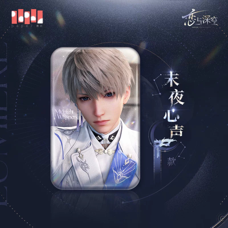 Love and Deepspace - Xavier Lightseeker Square Tinplate Badge