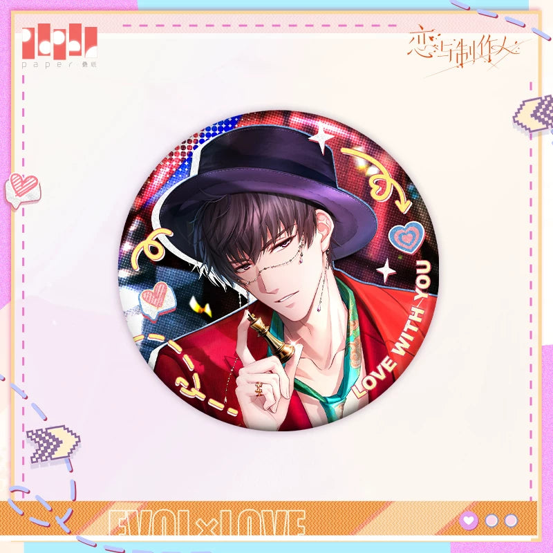Mr Love: Queen's Choice - Bubble Neon Tinplate Badge