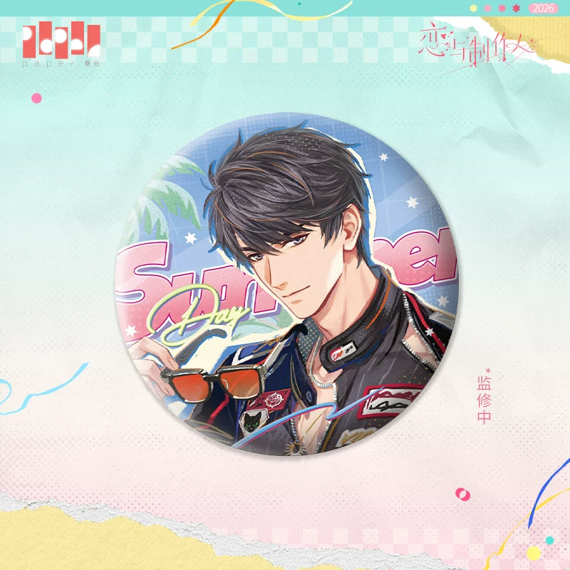 [Pre-Order] Mr Love: Queen's Choice - Summer Guide Tinplate Badge