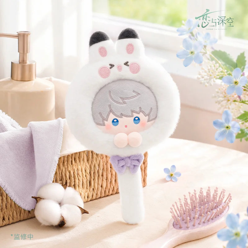 [Pre-Order] Love and Deepspace - Forest Isle Breath Series Handheld Plush Makeup Mirror
