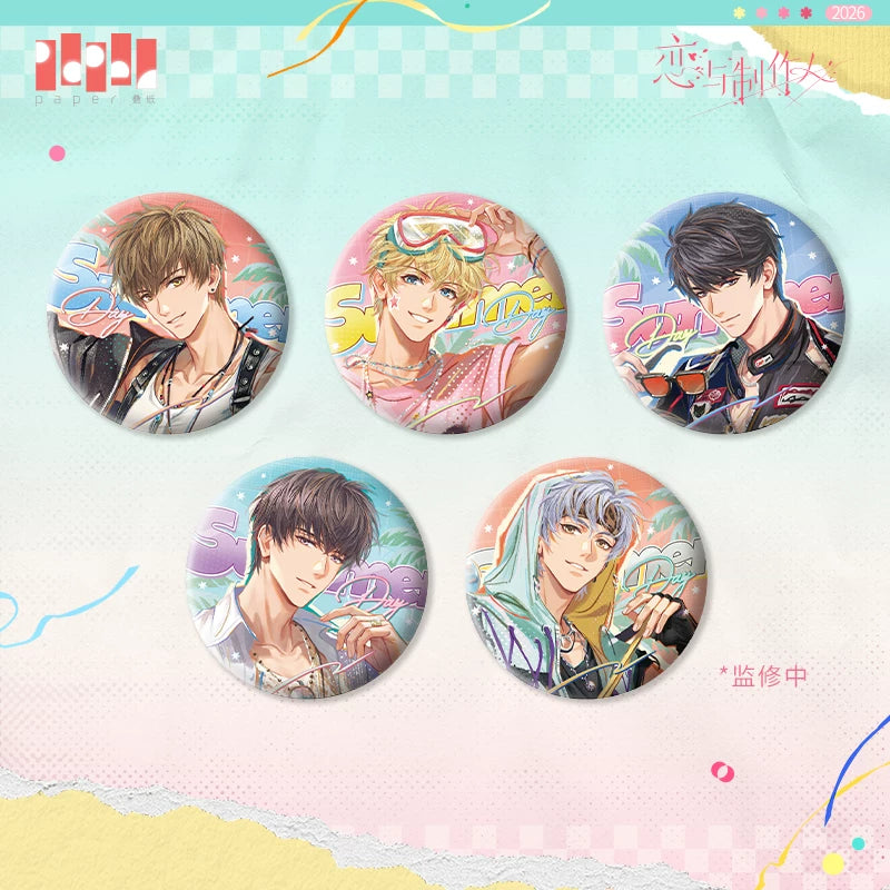 [Pre-Order] Mr Love: Queen's Choice - Summer Guide Tinplate Badge