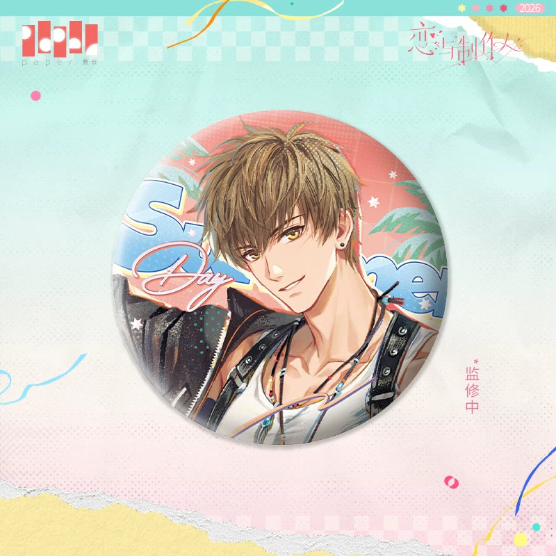 [Pre-Order] Mr Love: Queen's Choice - Summer Guide Tinplate Badge