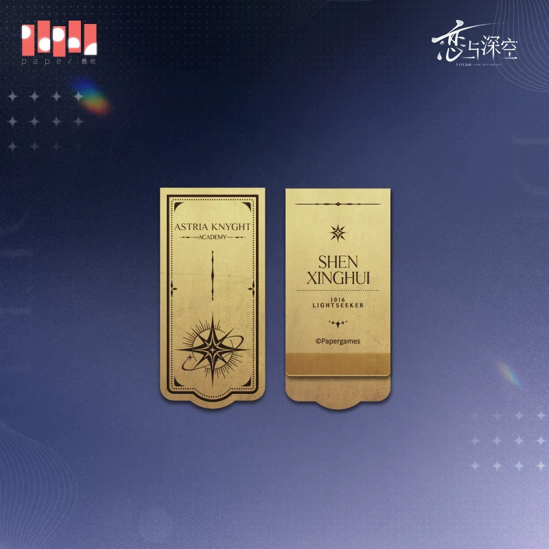 【Pre-Order】Love and Deepspace - Echoes of Yesteryear Brass Bookmark