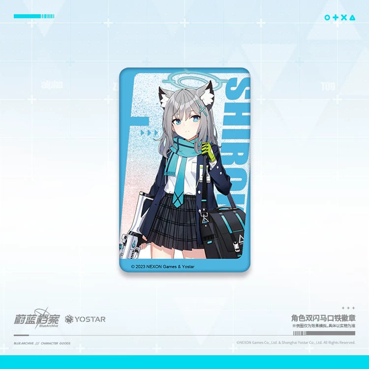 Blue Archive - Character Double-Foil Tinplate Badge Vol. 1