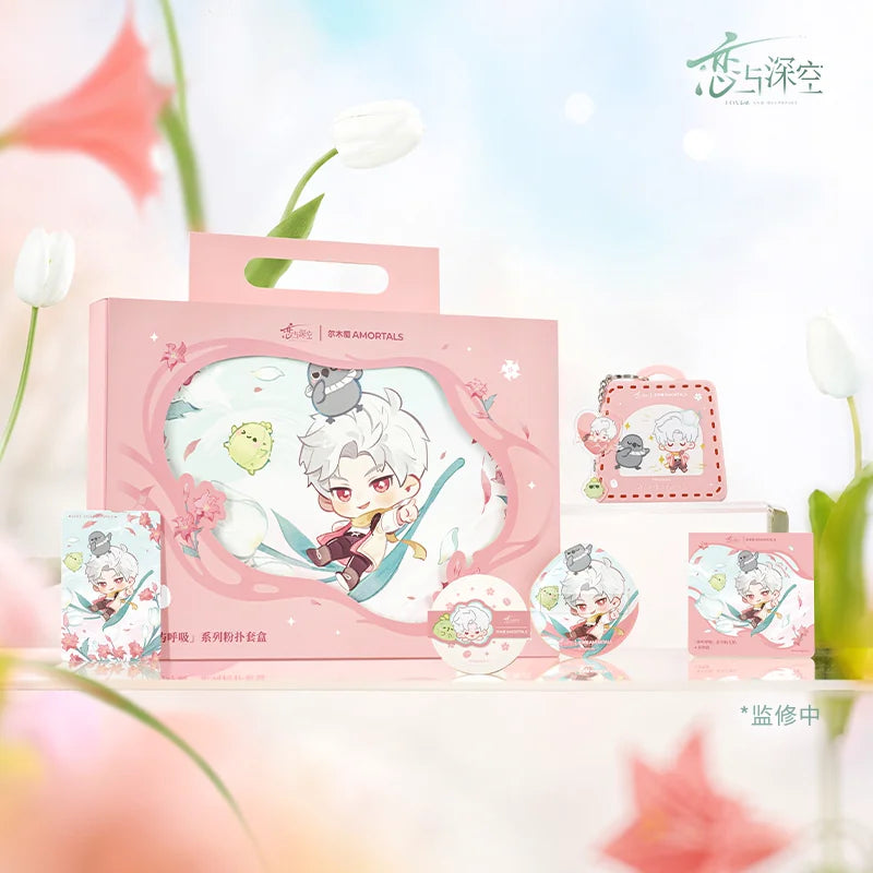 [Pre-Order] Love and Deepspace - Forest Isle Breath Series AMORTALS Collaboration Makeup Puff Gift Set