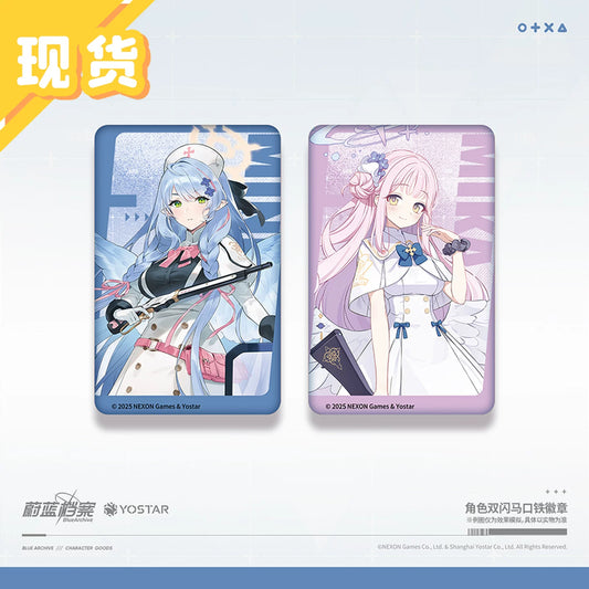Blue Archive - Character Double-Foil Tinplate Badge Mika Mine