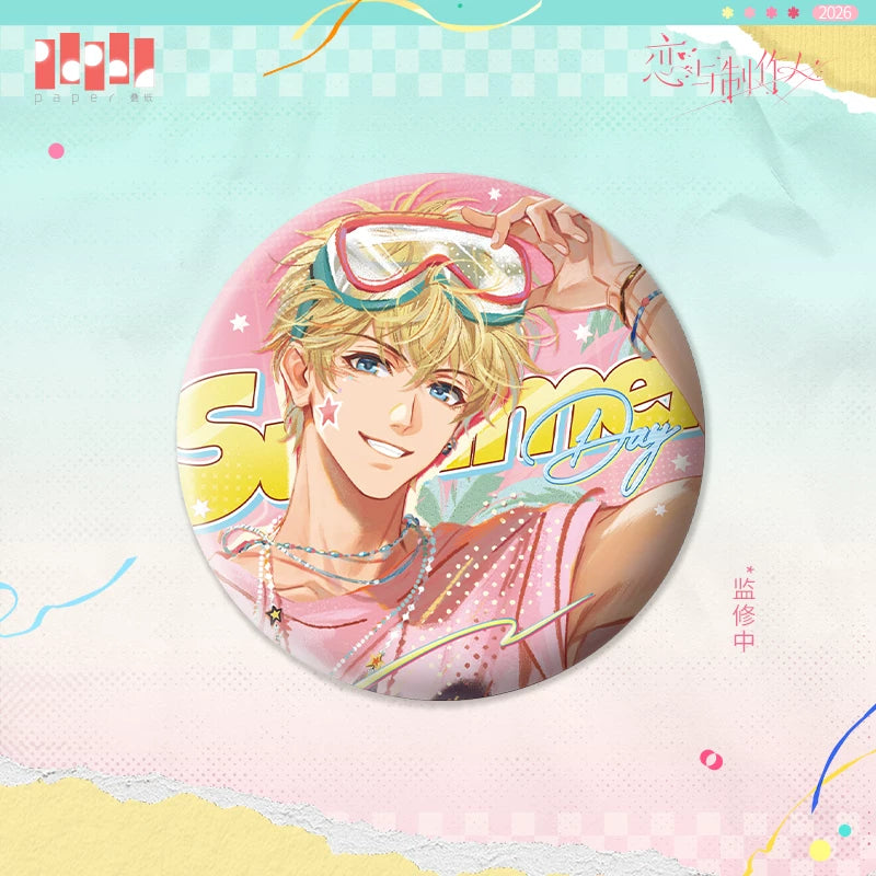 [Pre-Order] Mr Love: Queen's Choice - Summer Guide Tinplate Badge