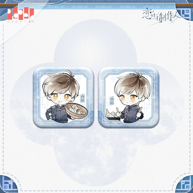 【Pre-Order】Mr Love: Queen's Choice - Azure Reverie Chibi Badge Set