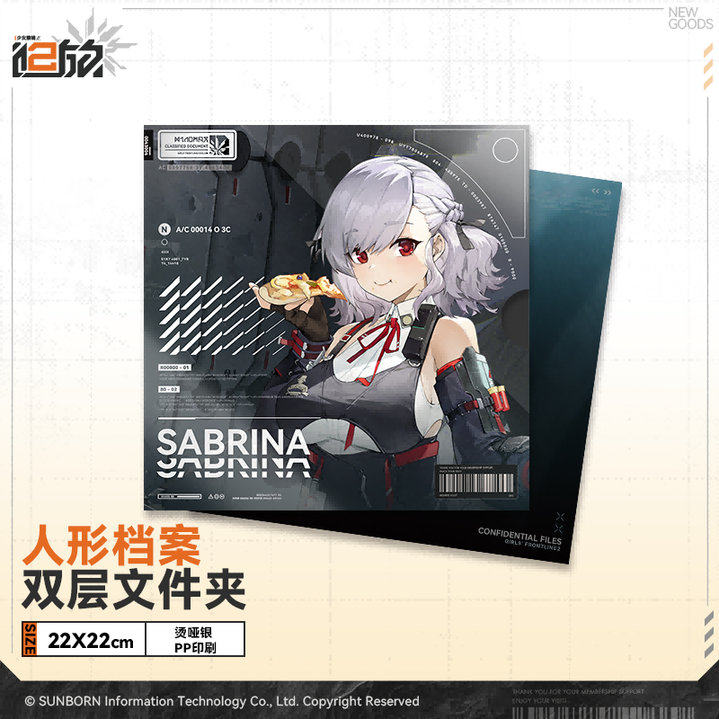 Girls' Frontline 2 - Tactical Dolls Profile Double-Sided File Folder