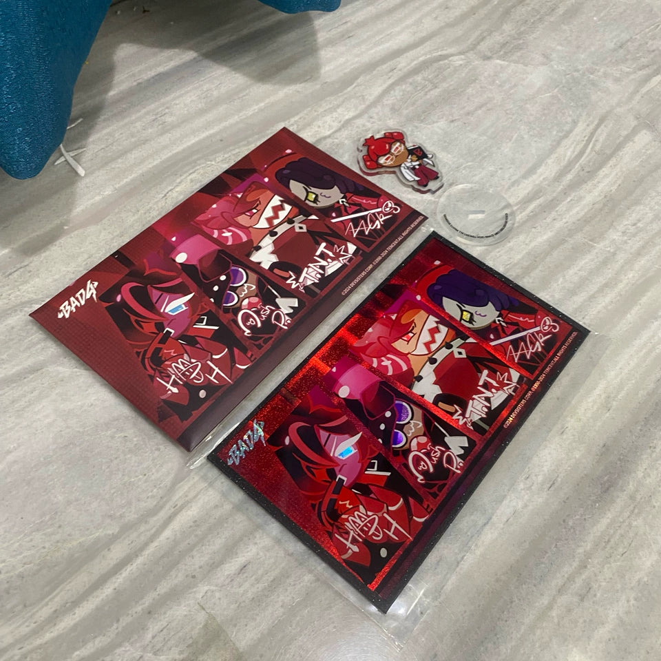 クッキーラン キングダム-BAD 4人組アクリル色紙 — buyer reference photo
