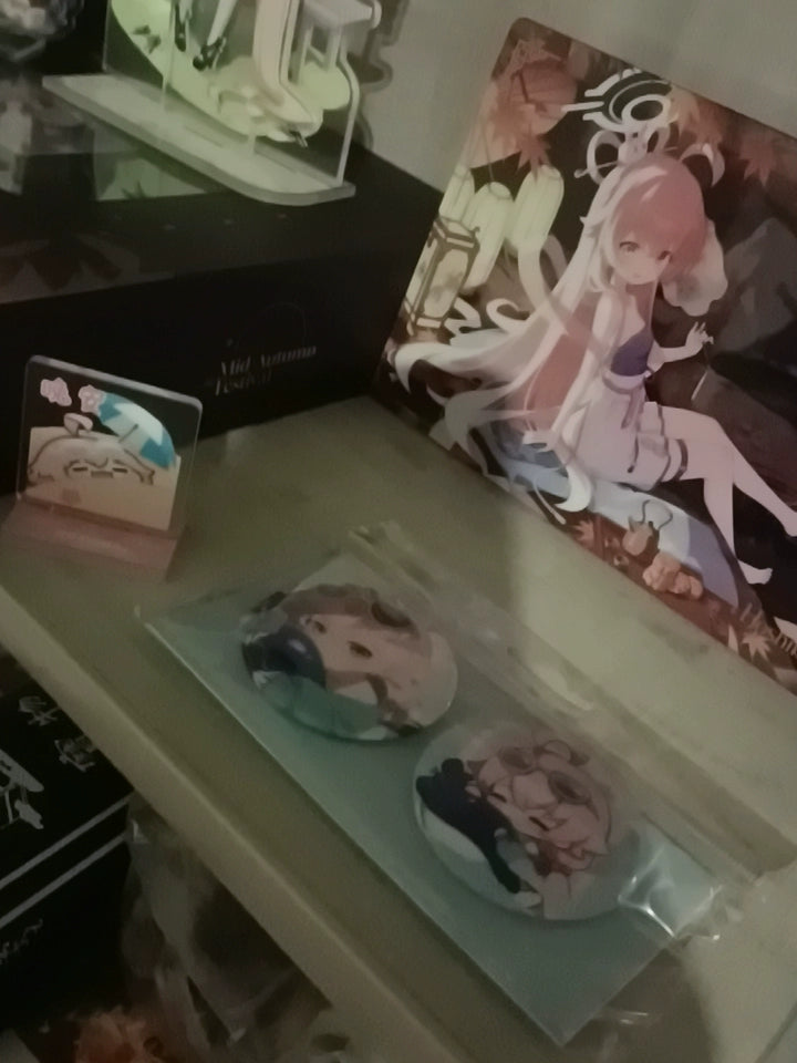 Blue Archive - Alone Time With Sensei Character Badge Set — buyer reference photo
