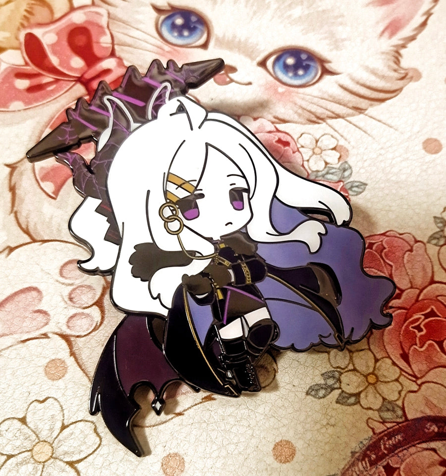 Blue Archive - Fluttering Wings Metal Badge Hina Mika Azusa Ichika — buyer reference photo