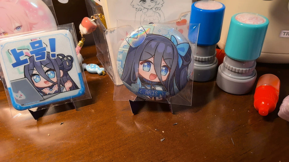 Blue Archive - Game Dev Dept Millennium Hero Legend Badge — buyer reference photo